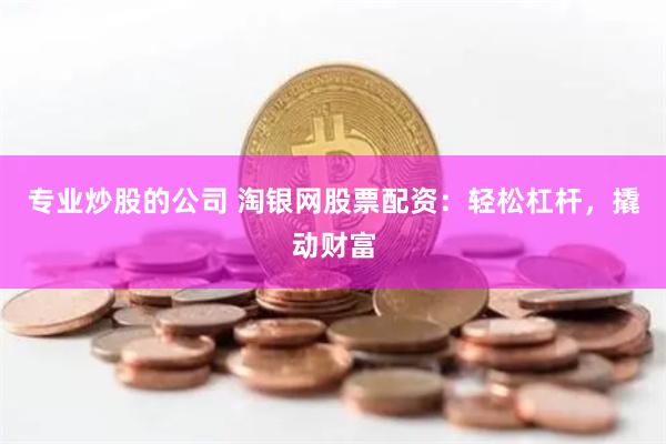 专业炒股的公司 淘银网股票配资：轻松杠杆，撬动财富